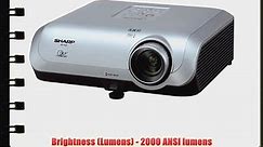 SHRXR10S - Sharp Electonics XR-10S Compact Multimedia DLP Projector with 2000 ANSI Lumens