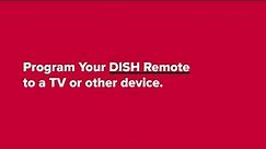 Program Your DISH Remote to a TV or Another Device