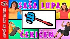 💖 Saša lupa s čekićem 💖 Pevaj sa Sandrom | Dečije pesme | Dečije priče