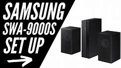 How To Set Up a Samsung SWA-9000s Rear Speaker Kit