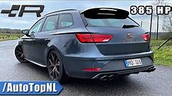 385HP SEAT LEON CUPRA R | REVIEW on AUTOBAHN [NO SPEED LIMIT] by AutoTopNL