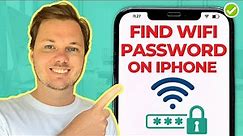 How To Find WiFi Password On iPhone (NEW METHOD - No Jailbreaking Or Software)