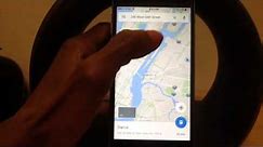 Google Maps How to use Turn By Turn Voice Navigation (IPhon