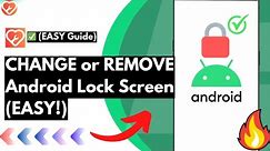 How to Change Lock Screen Pin Code/Number/Pass on Android