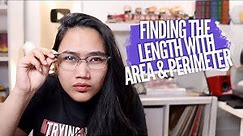 How to find the length and width using the area and perimeter of a rectangle