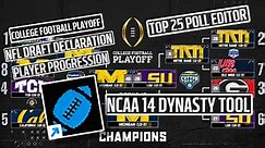 How to use the College Football Revamped Dynasty tool, Playoffs, Player Progression, Transfers, more