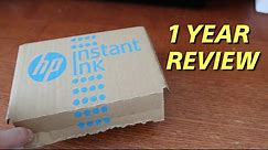 HP Instant Ink ~ My Views 1-Year On