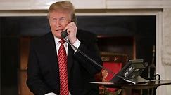 Trump ignores hints to hang up during interview