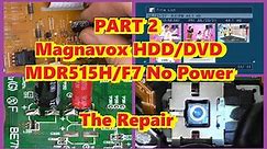 Part 2 Magnavox DVD-HDD Hard Disk Drive Recorder MDR515H/F7 Repair
