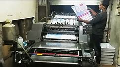 Offset Printing Process || 2022 Calendar Printing with Heidelberg Kord Offset Printing Machine