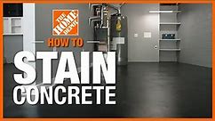 How to Stain Concrete | The Home Depot