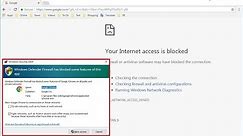 How to Fix Your Internet Access is Blocked, Windows Firewall has Blocked (Easy)