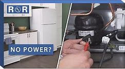 No Power? Refrigerator Won't Turn On (Troubleshooting Guide) | Repair & Replace