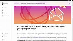 How to Get a $10 Epic Coupon | Free $10 Epic Games Coupon