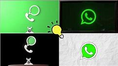 WhatsApp Logo Animation - 4 versions