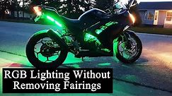 PwnsJones | How To Install Motorcycle LED Lights Without Removing Fairings