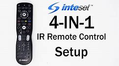 Inteset 4 in 1 Universal Remote - Setup Guide - INT-422