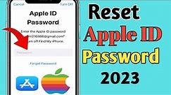 How to Reset Apple ID Password 2023 | How to Recover Apple ID Password if forgotten