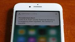 Here's how to block the emergency alert test. Hint: It's not in your settings