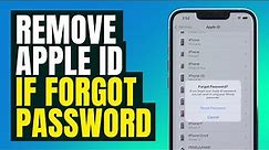 How to Remove Apple ID from iPhone without Password [Step-by-Step Guide]