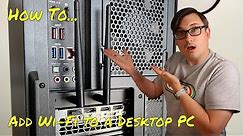 How To... Add WiFi and Bluetooth to your Desktop PC by adding a PCIe Card. Ziyituod WiFi 6E AX210