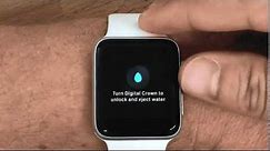 Apple watch unlock water mode