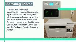 How To Find WPS Pin On Samsung Printer? | Samsung Printer Wifi Setup | #techiebee