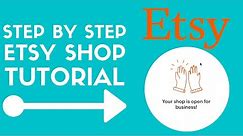 How To Start An Etsy Shop For Beginners | Etsy Store Setup Tutorial