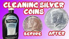 How To Clean Silver At Home - Tarn-X Tarnish Remover Review - Clean Older Silver Coins