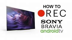 How to record TV using USB on Sony Android TV