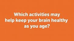 Take control of your brain health with AARP’s Staying Sharp program.