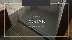 Custom Corian Shower Bases