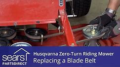 How to Replace a Husqvarna Zero-Turn Riding Mower Blade Belt