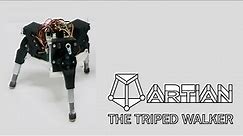 Triped Walking Robot “Martian” for Analysis of Autonomous Gait Generation