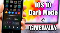 Noctis - iOS 10 Dark Mode + Giveaway