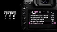 What is AF Microadjustment? - And why mirrorless doesn't need it