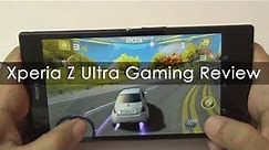 Sony Xperia Z Ultra Gaming Review with HD Games