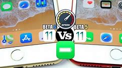 iOS 11 BETA 6 Vs iOS 11 BETA 5 Performance & Battery Test Comparison
