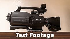 Sony HVR-HD1000U HDV Camcorder Test Footage