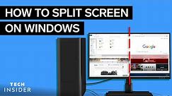 How To Use Split Screen On Windows 10 (2022)