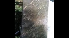 Concrete counter top marble look