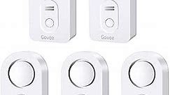 Govee Water Leak Detectors 5 Pack, 100dB Adjustable Audio Alarm Sensor, Sensitive Leak and Drip Alert, for Kitchen Bathroom Basement (Battery Included)