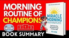 The Miracle Morning by Hal Elrod Audiobook | Book Summary in English