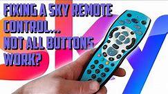 Trying to fix a faulty Sky Tv remote control