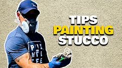How To Prep & Paint Stucco. Painting Stucco With A Paint Sprayer.