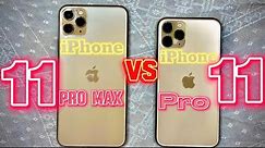 iPhone 11 Pro Max vs iPhone 11 Pro|The Ultimate Comparison