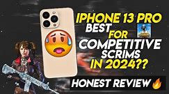 IPHONE 13 PRO BEST FOR COMPETITIVE IN 2024🔥•IPHONE 13 PRO BGMI/PUBG TEST 2024👀•IPHONE 13 PRO 90FPS🎮