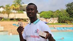 M. AKIRE Mossou Landry, Gagnant de l'iPhone 8 Gold sur AfrikPromo.com