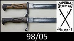 Imperial German Bayonet 98/05, WW1 "butcher blade" with Sawback, Episode 6.0