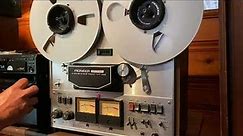Pioneer RT-1011L Reel to Reel Tape Deck. Vintage Silver Face Tape Deck.